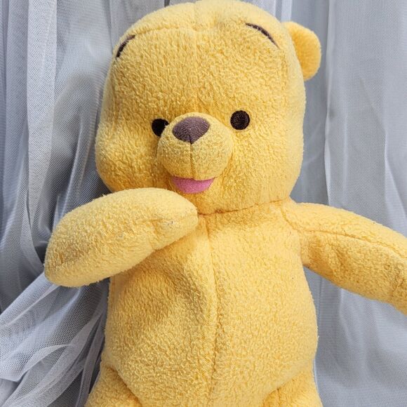 2001 Disney Fisher Price Baby's First Winnie the Pooh Bear Rattle Stuffed Plush - Picture 1 of 8